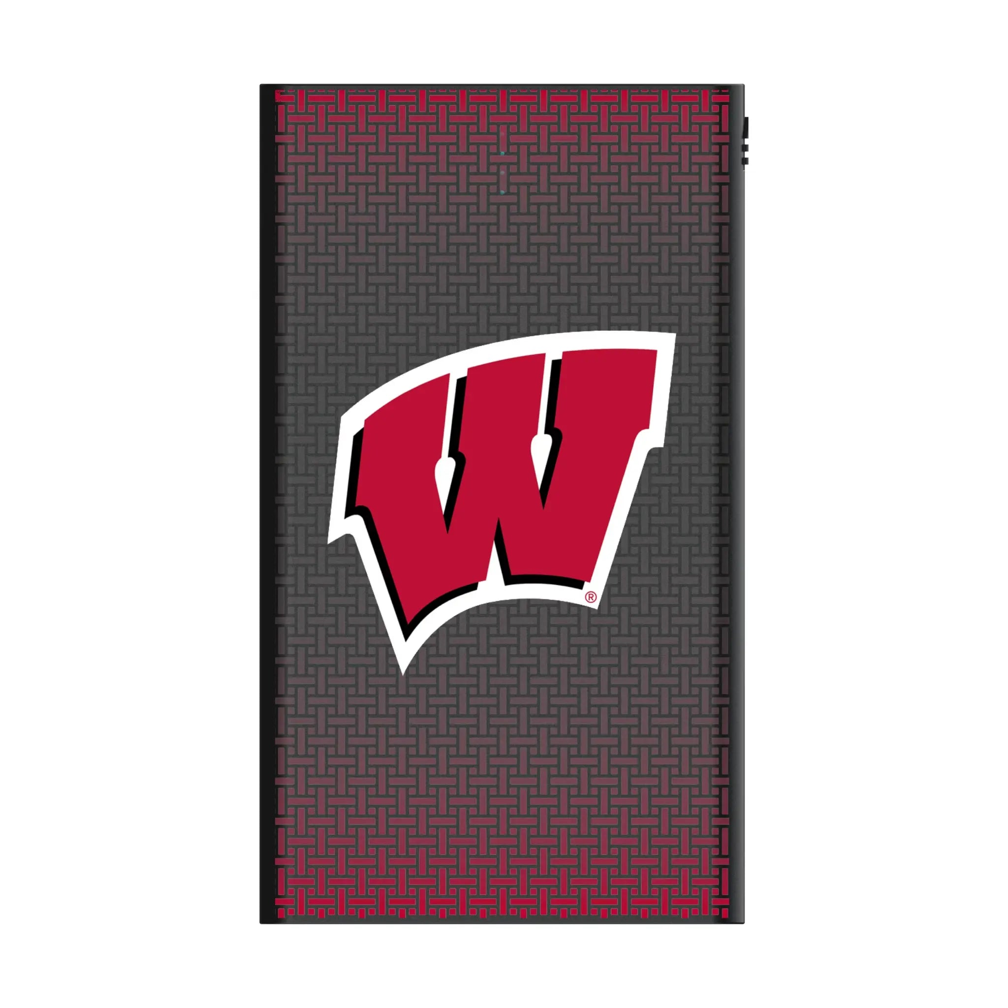 University of Wisconsin Badgers Linen 5000mAh Flat Power Bank