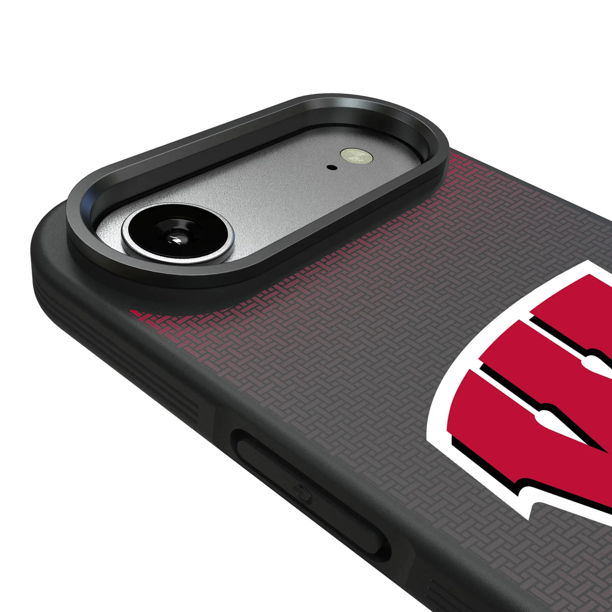 University of Wisconsin Badgers Linen iPhone Bump Phone Case for Apple iPhone - Detail#Device_iPhone Air