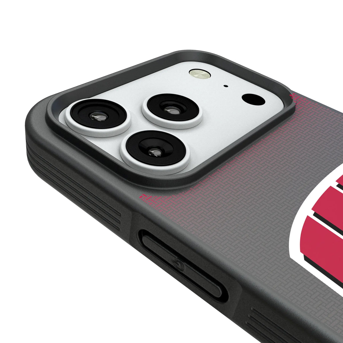 University of Wisconsin Badgers Linen iPhone Bump Phone Case for Apple iPhone - Detail#Device_iPhone 18 Pro