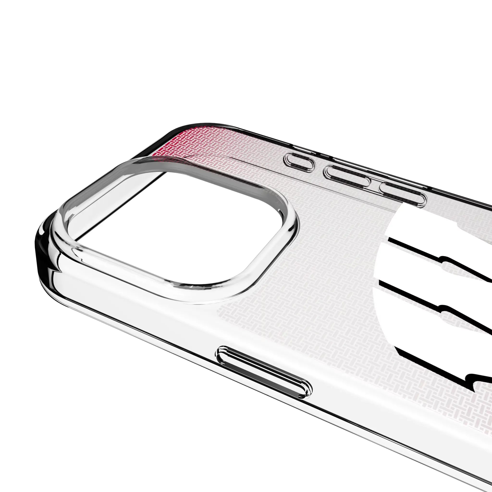 University of Wisconsin Badgers Linen iPhone Clear Phone Case for Apple iPhone - Detail