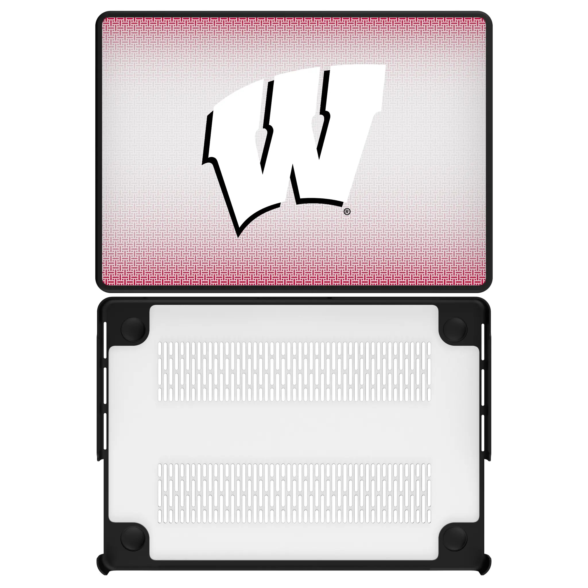 University of Wisconsin Badgers Linen MacBook Laptop Case for Apple MacBook
