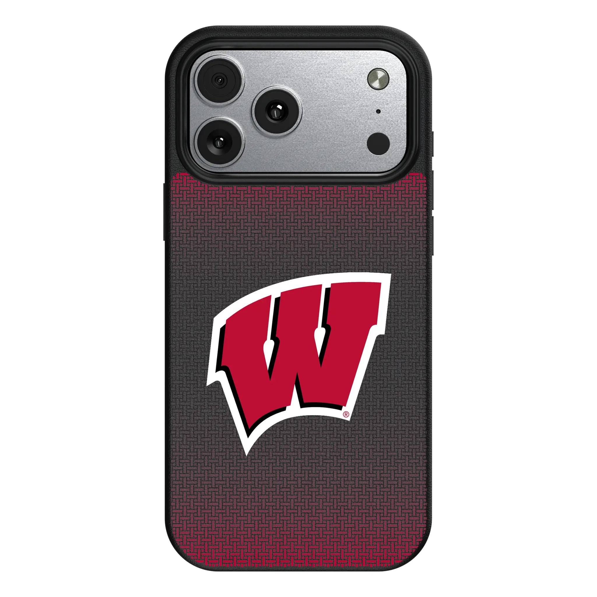 University of Wisconsin Badgers Linen iPhone MagSafe Compatible Phone Case for Apple iPhone#Device_iPhone 17 Pro Max