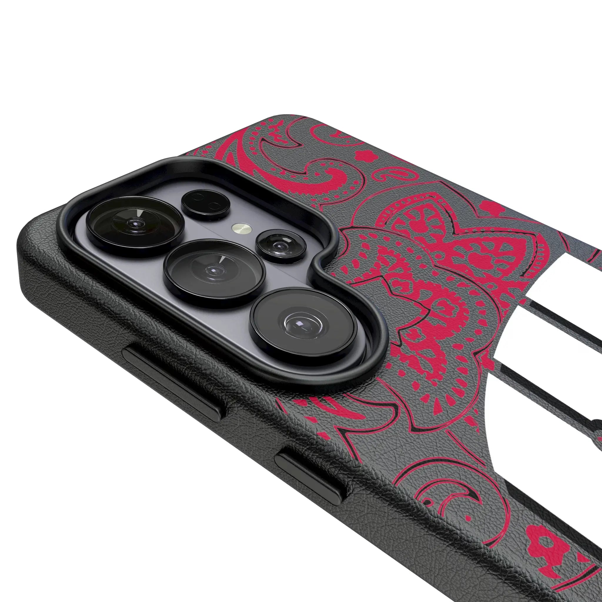University of Wisconsin Badgers Paisley Galaxy MagSafe Compatible Phone Case for Samsung Galaxy - Detail#Device_Galaxy S26 Ultra