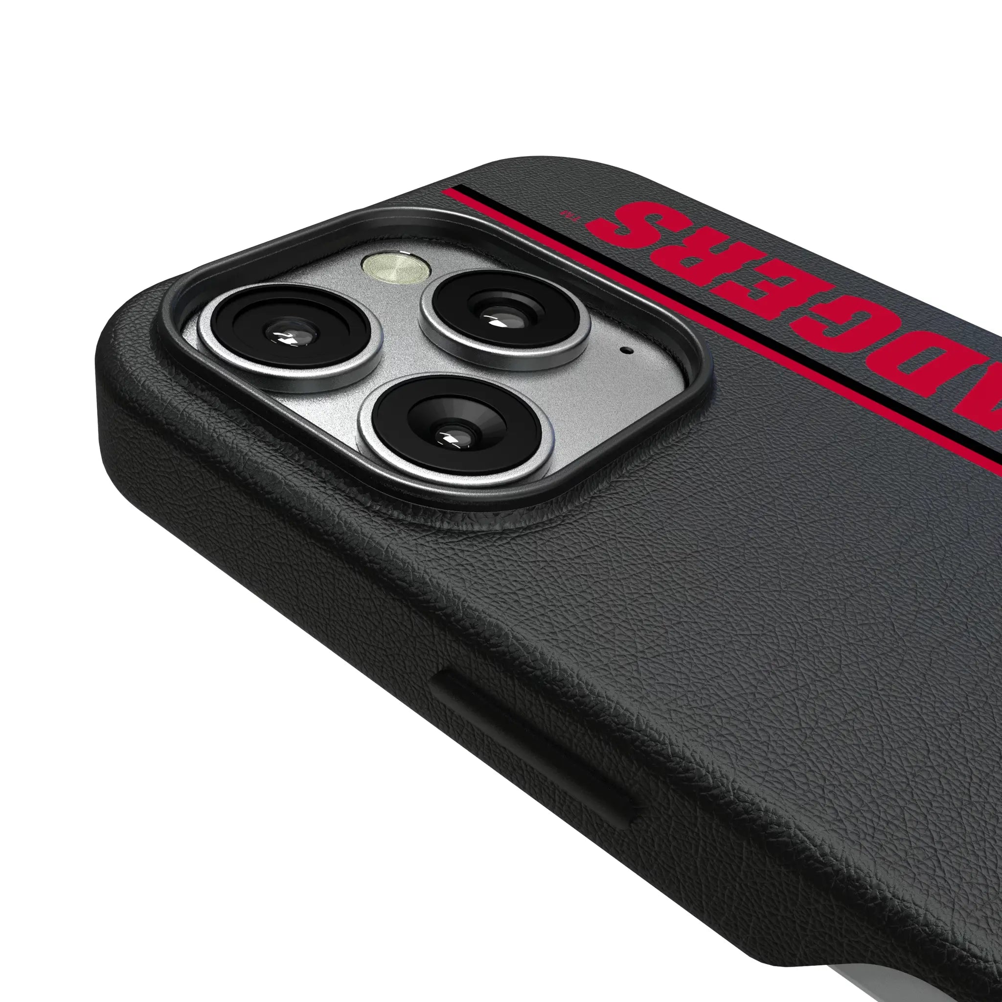 University of Wisconsin Badgers Sidebar iPhone MagSafe Compatible Phone Case for Apple iPhone - Detail
