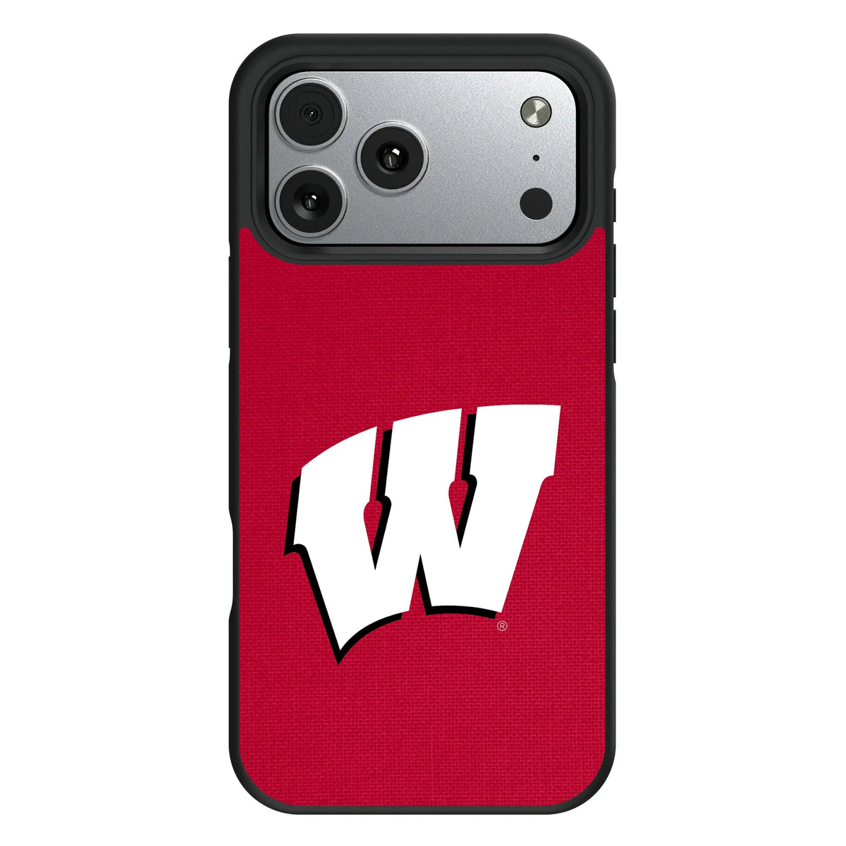 University of Wisconsin Badgers Solid iPhone Bump Phone Case for Apple iPhone#Device_iPhone 17 Pro Max