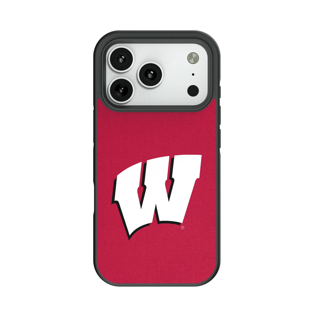 University of Wisconsin Badgers Solid Bump Phone Case for Apple iPhone