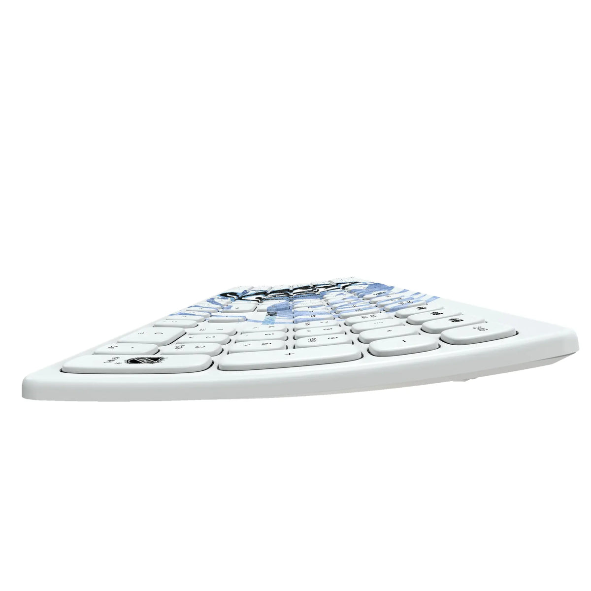 Utah Mammoth Ice Tilt KKB605 Curved Wireless Keyboard