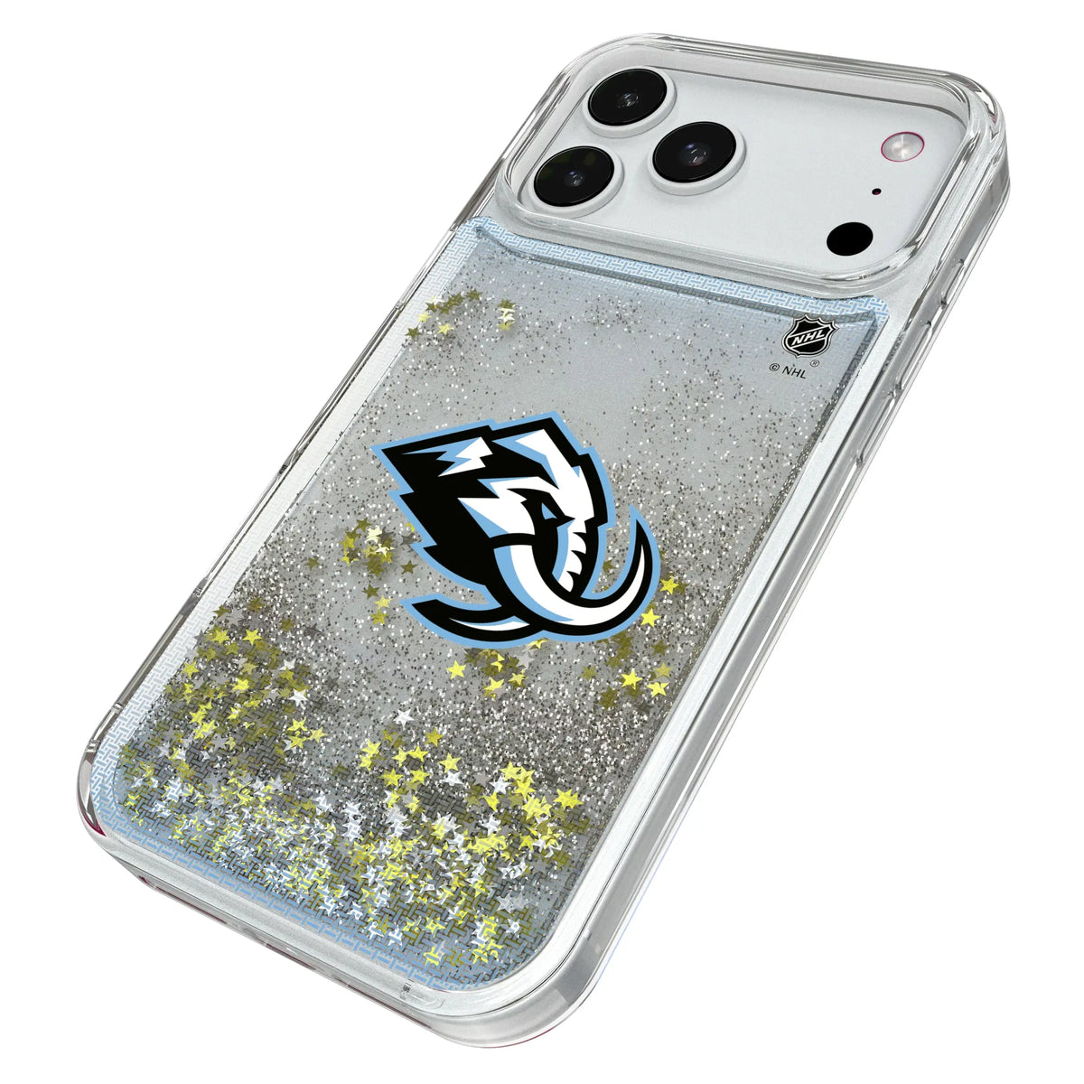 Utah Mammoth Linen iPhone Glitter Phone Case for Apple iPhone - Isometric View#Device_iPhone 18 Pro Max