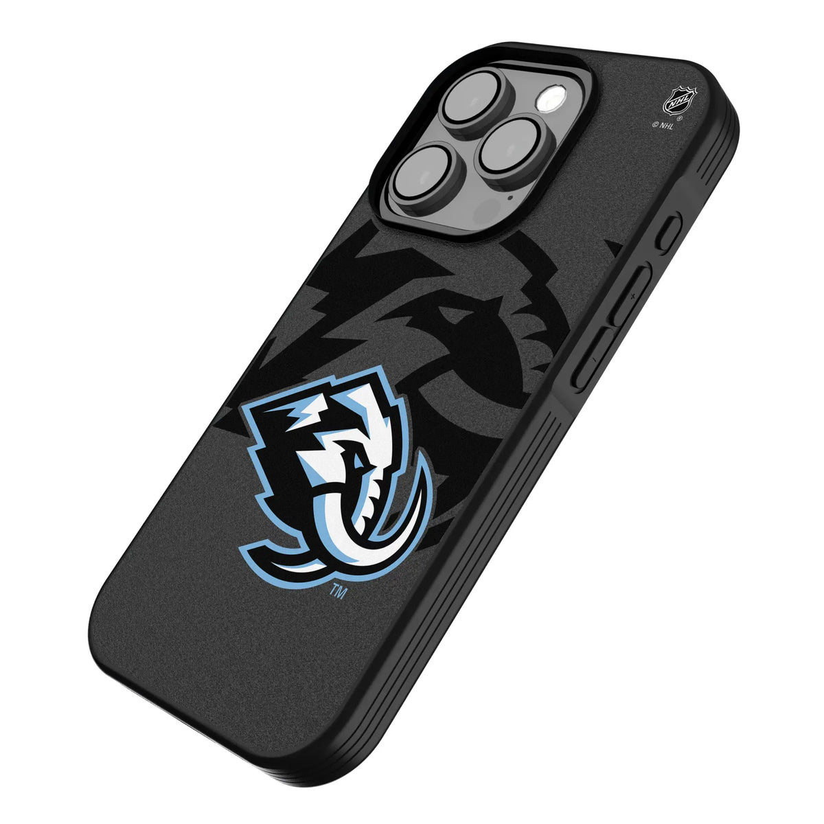 Utah Mammoth Monocolor Tilt iPhone Bump Phone Case for Apple iPhone - Isometric View