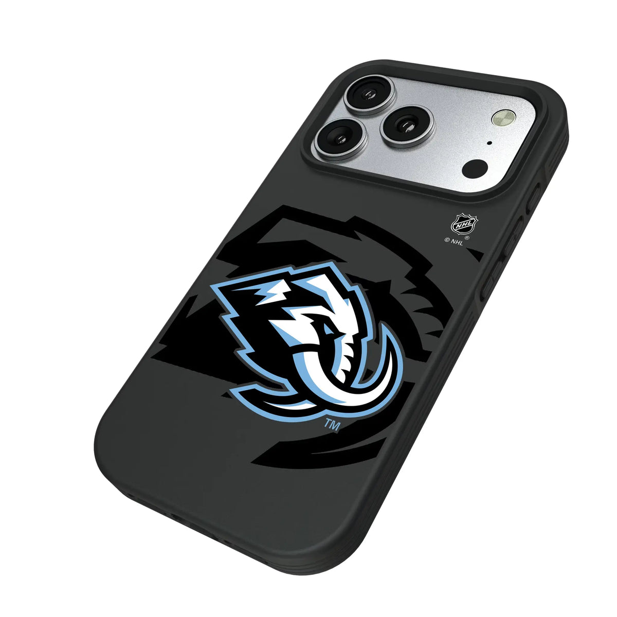 Utah Mammoth Monocolor Tilt iPhone Bump Phone Case for Apple iPhone - Isometric View#Device_iPhone 17 Pro