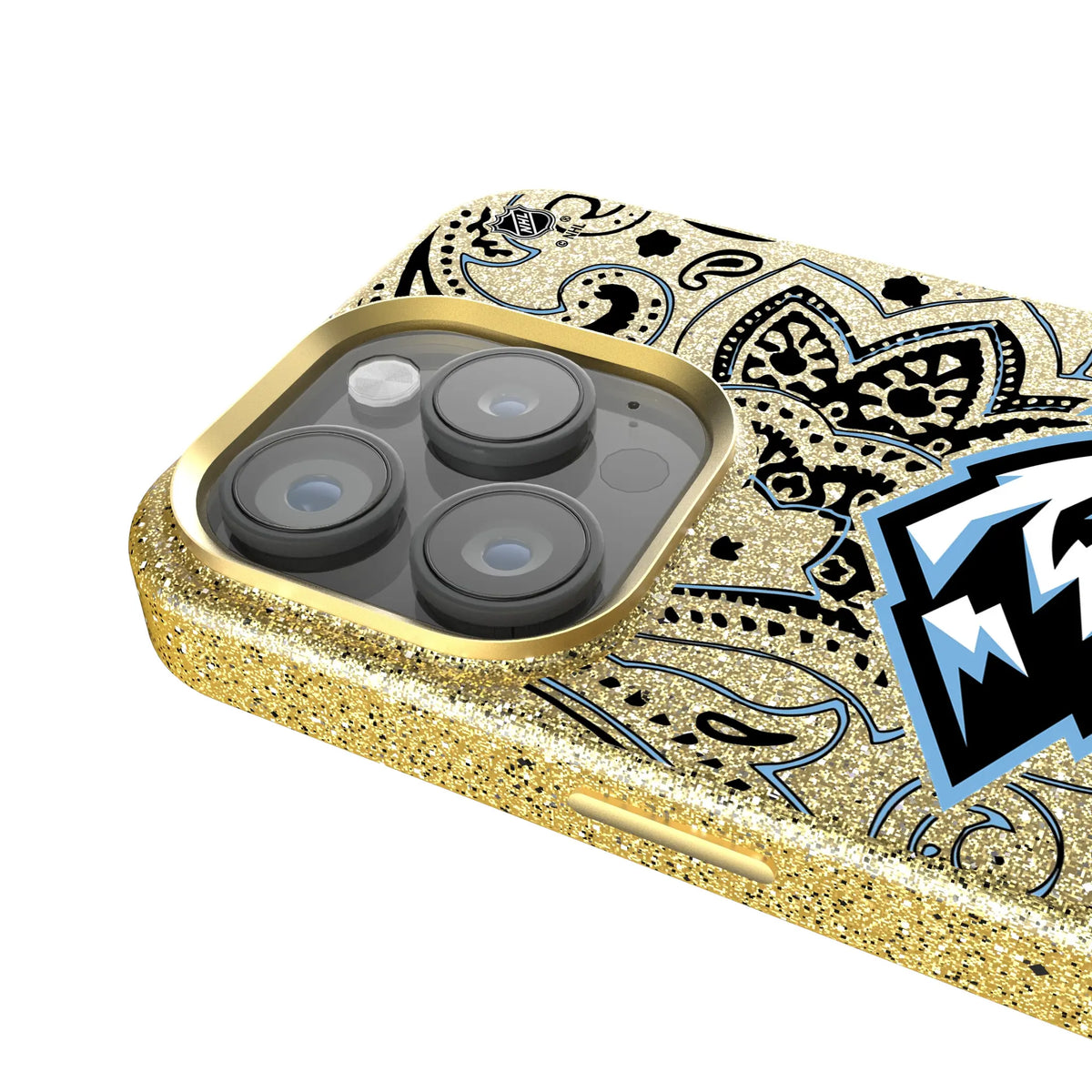 Utah Mammoth Paisley iPhone Bling Phone Case for Apple iPhone - Detail