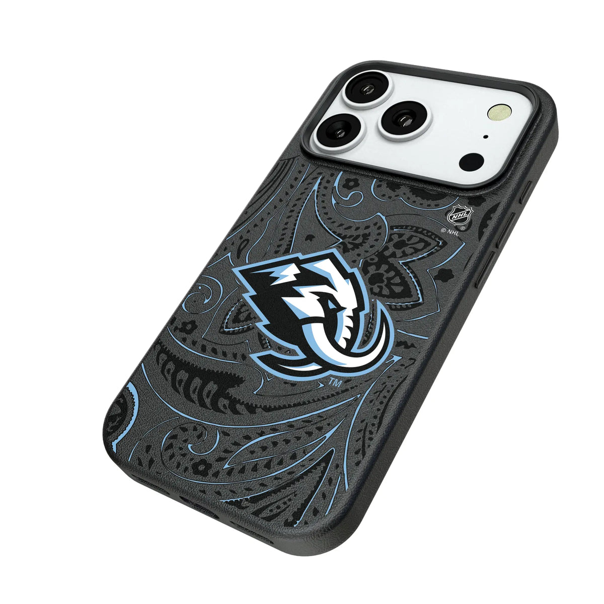 Utah Mammoth Paisley iPhone MagSafe Compatible Phone Case for Apple iPhone - Isometric View#Device_iPhone 18 Pro