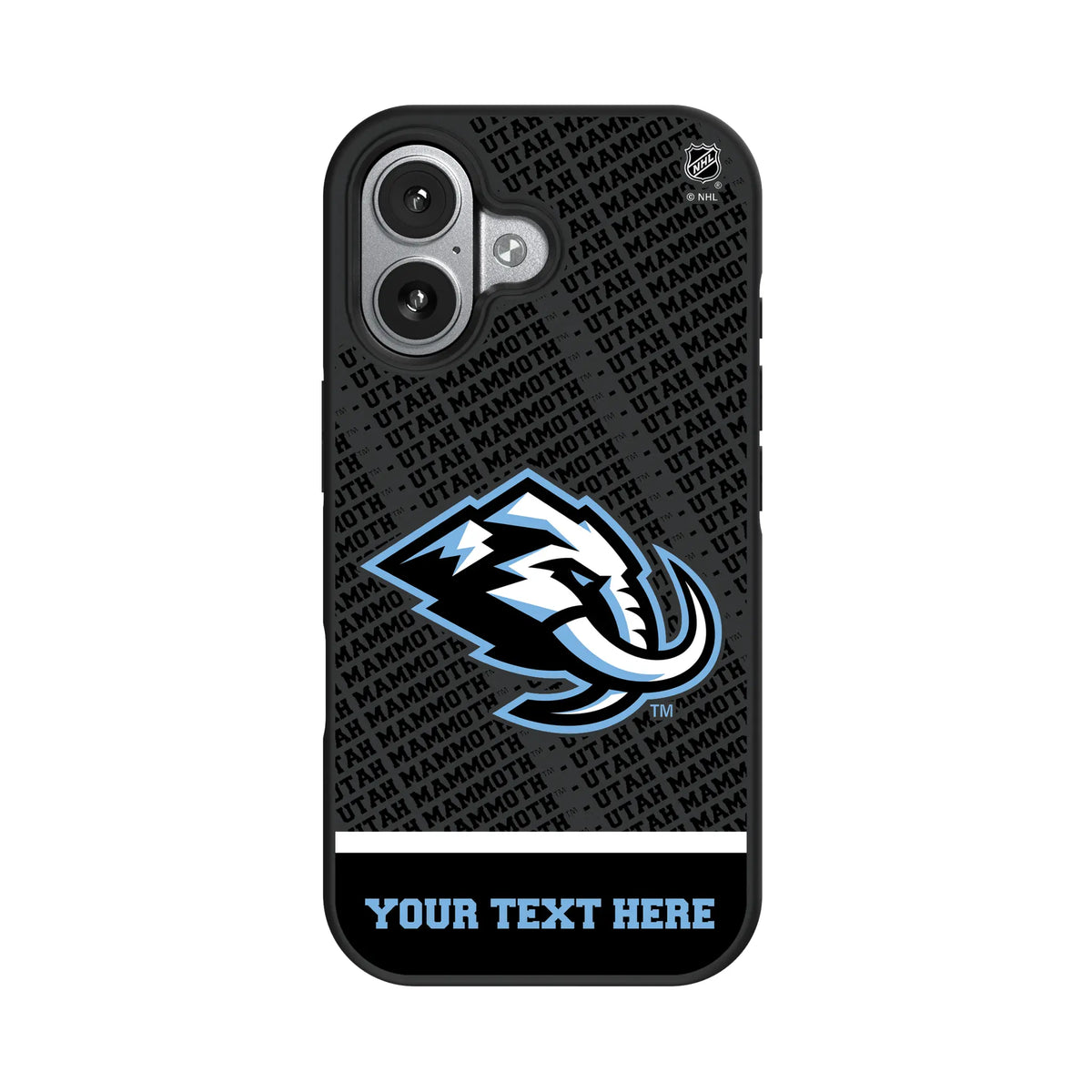 Utah Mammoth Personalized EndZone Plus iPhone Bump Phone Case for Apple iPhone#Device_iPhone 17