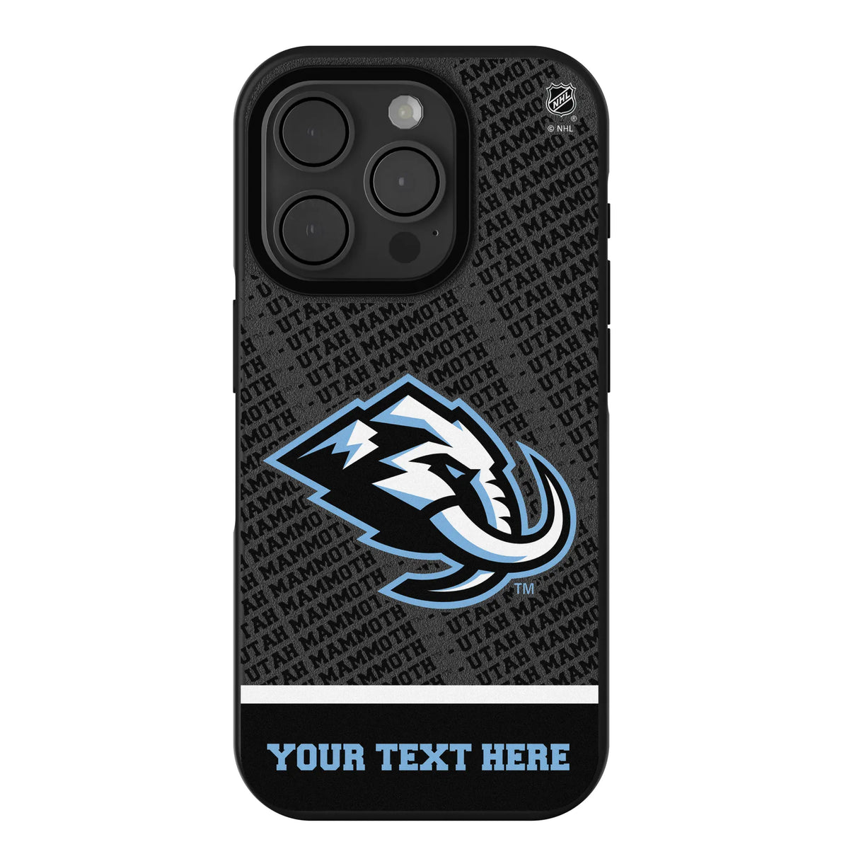 Utah Mammoth Personalized EndZone Plus iPhone Bump Phone Case for Apple iPhone