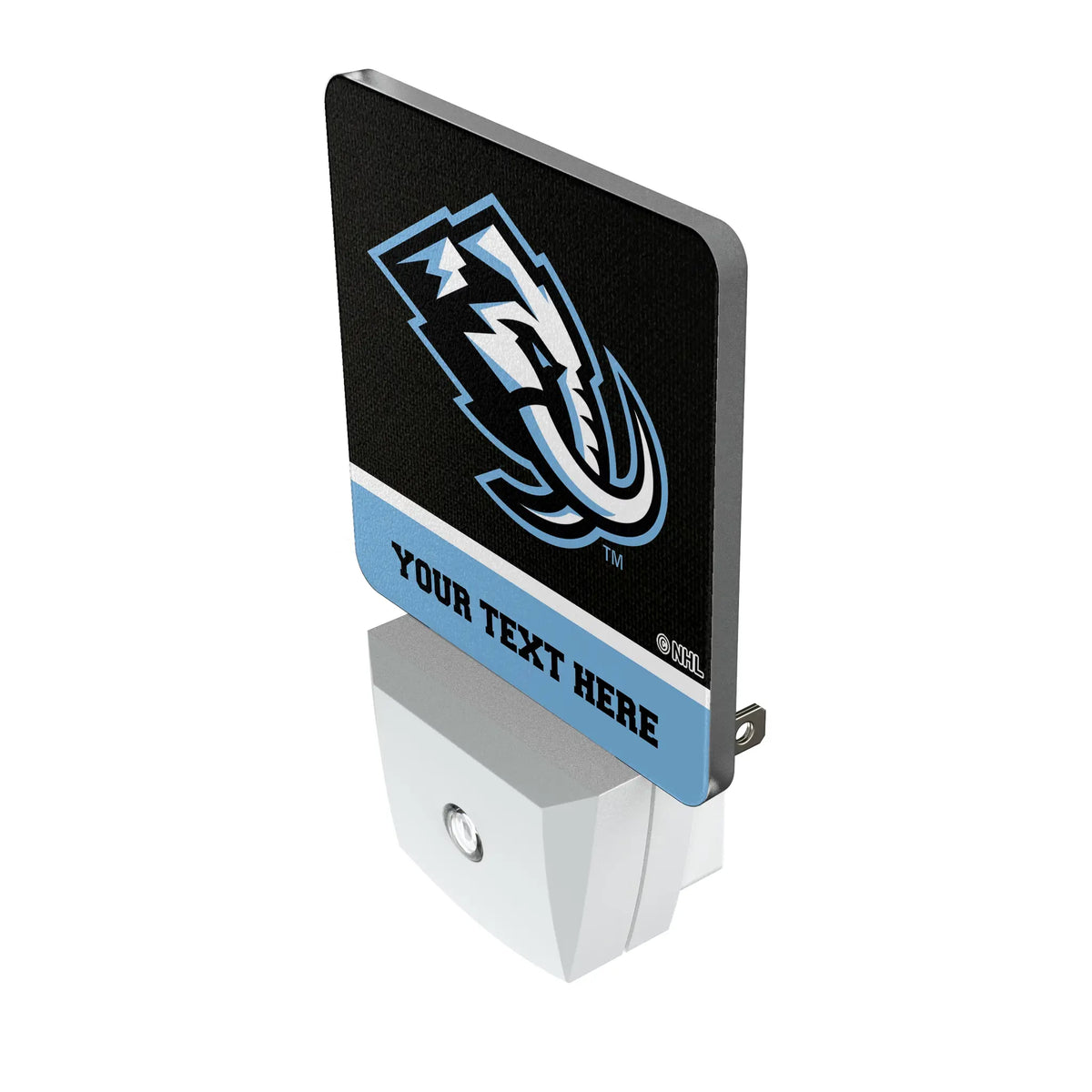 Utah Mammoth Personalized Endzone Solid Night Light 2-Pack - Isometric View