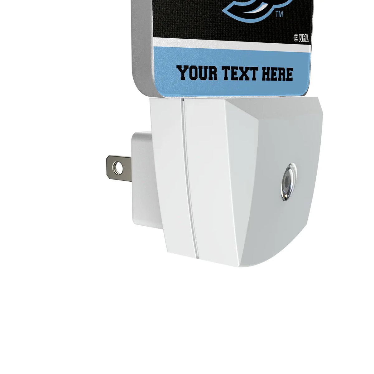 Utah Mammoth Personalized Endzone Solid Night Light 2-Pack - Detail