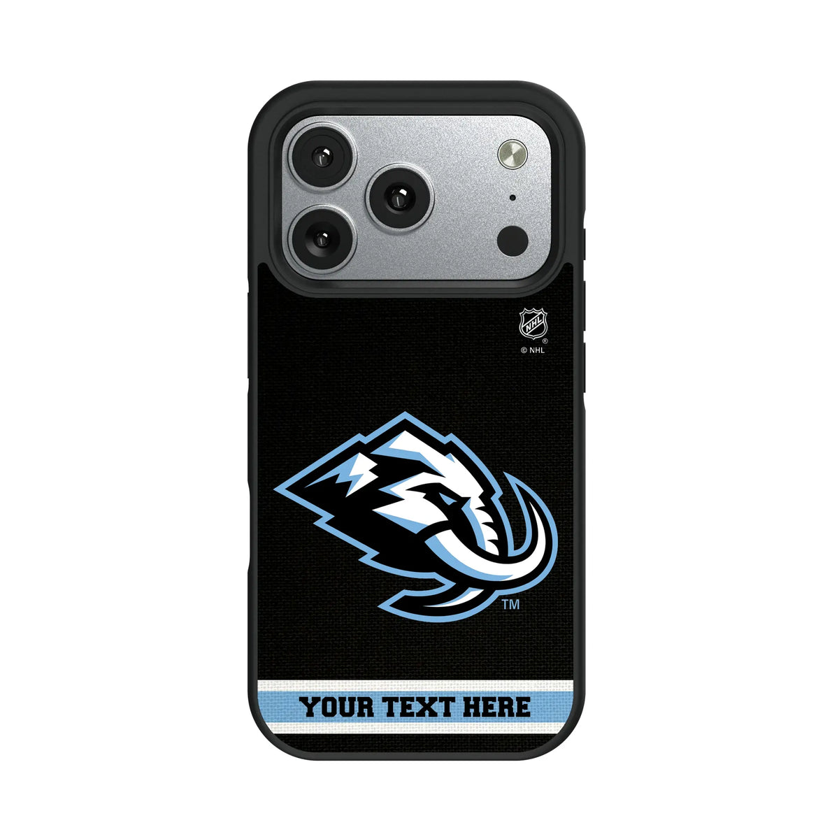 Utah Mammoth Personalized Stripe iPhone Bump Phone Case for Apple iPhone#Device_iPhone 17 Pro