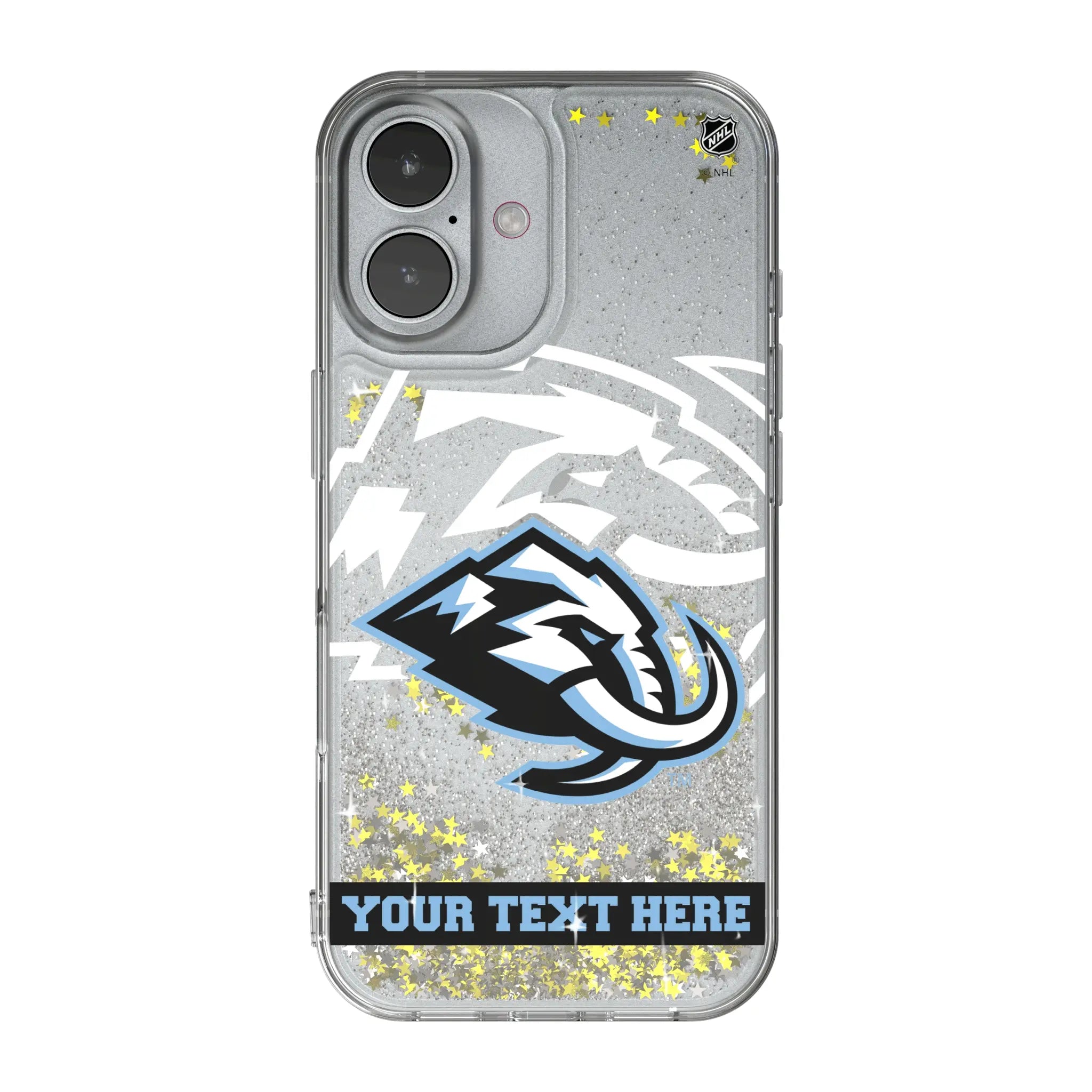 Utah Mammoth Personalized Tilt iPhone Glitter Phone Case for Apple iPhone