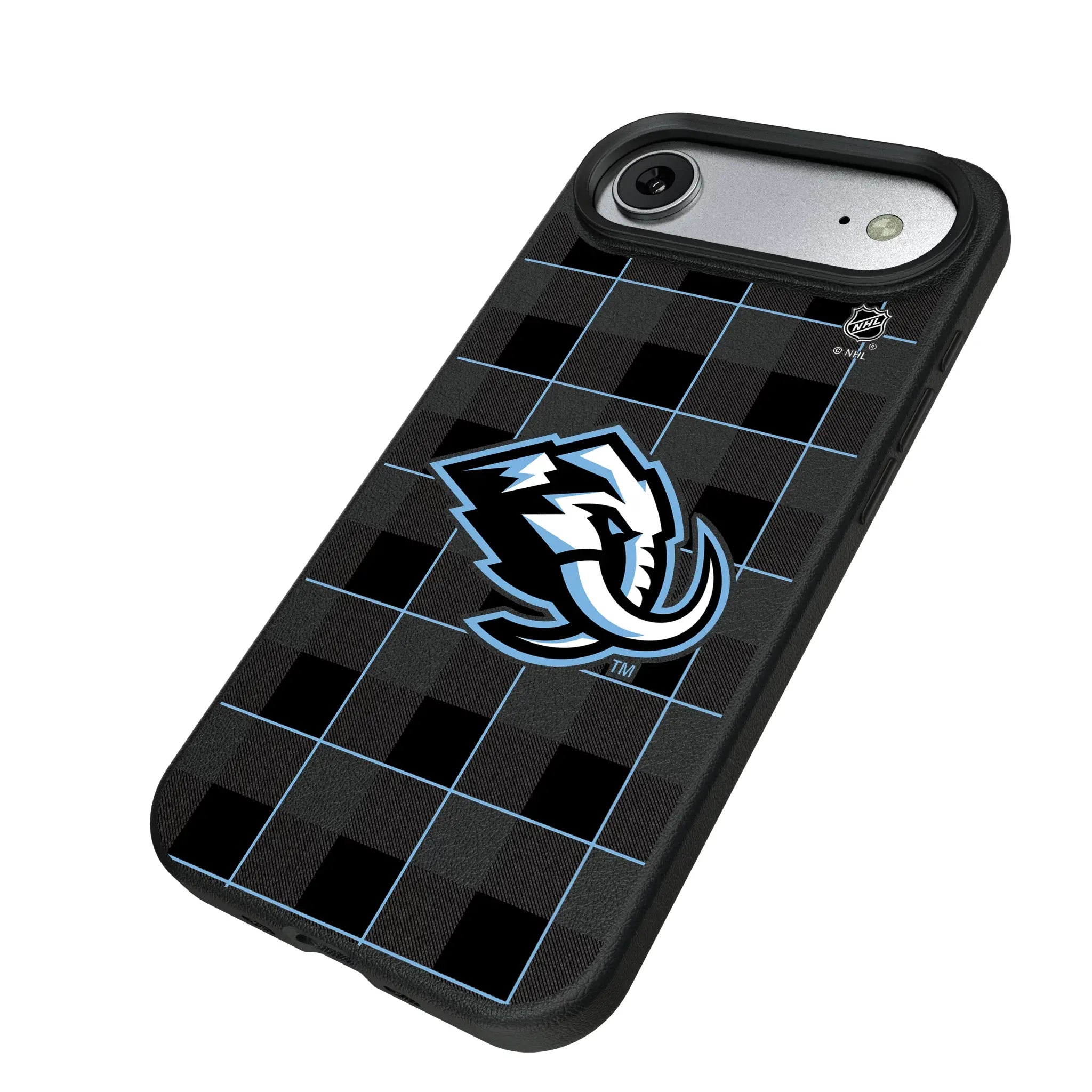 Utah Mammoth Plaid iPhone MagSafe Compatible Phone Case for Apple iPhone - Isometric View#Device_iPhone Air