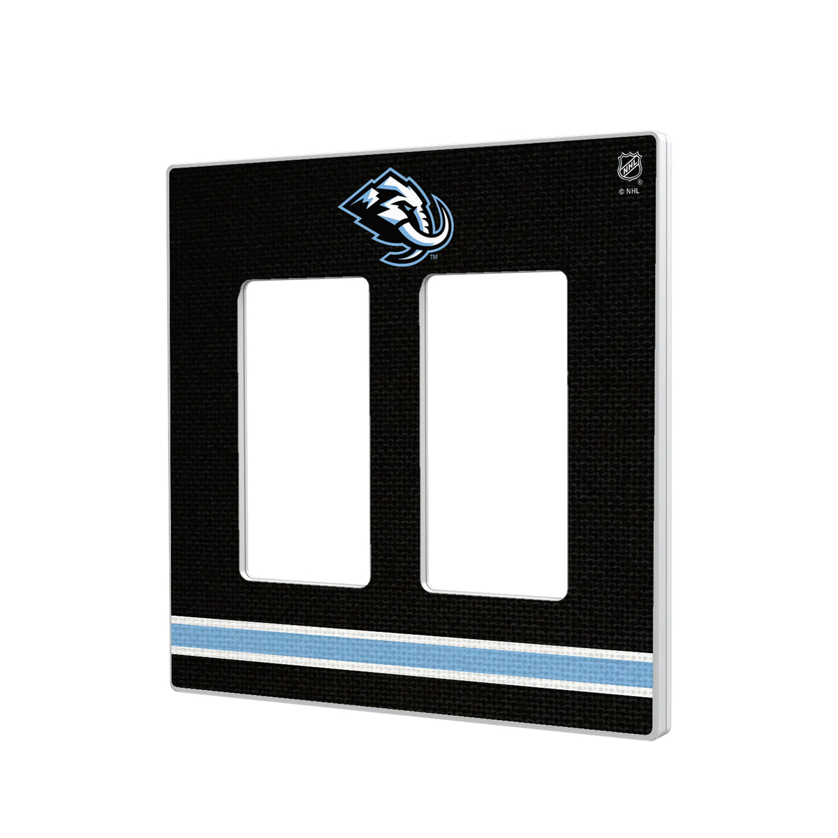 Utah Mammoth Stripe Hidden-Screw Light Switch Plate#Style_Double Rocker