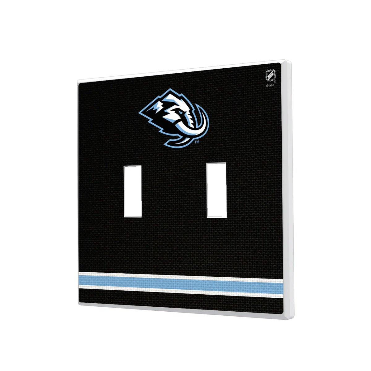 Utah Mammoth Stripe Hidden-Screw Light Switch Plate#Style_Double Toggle