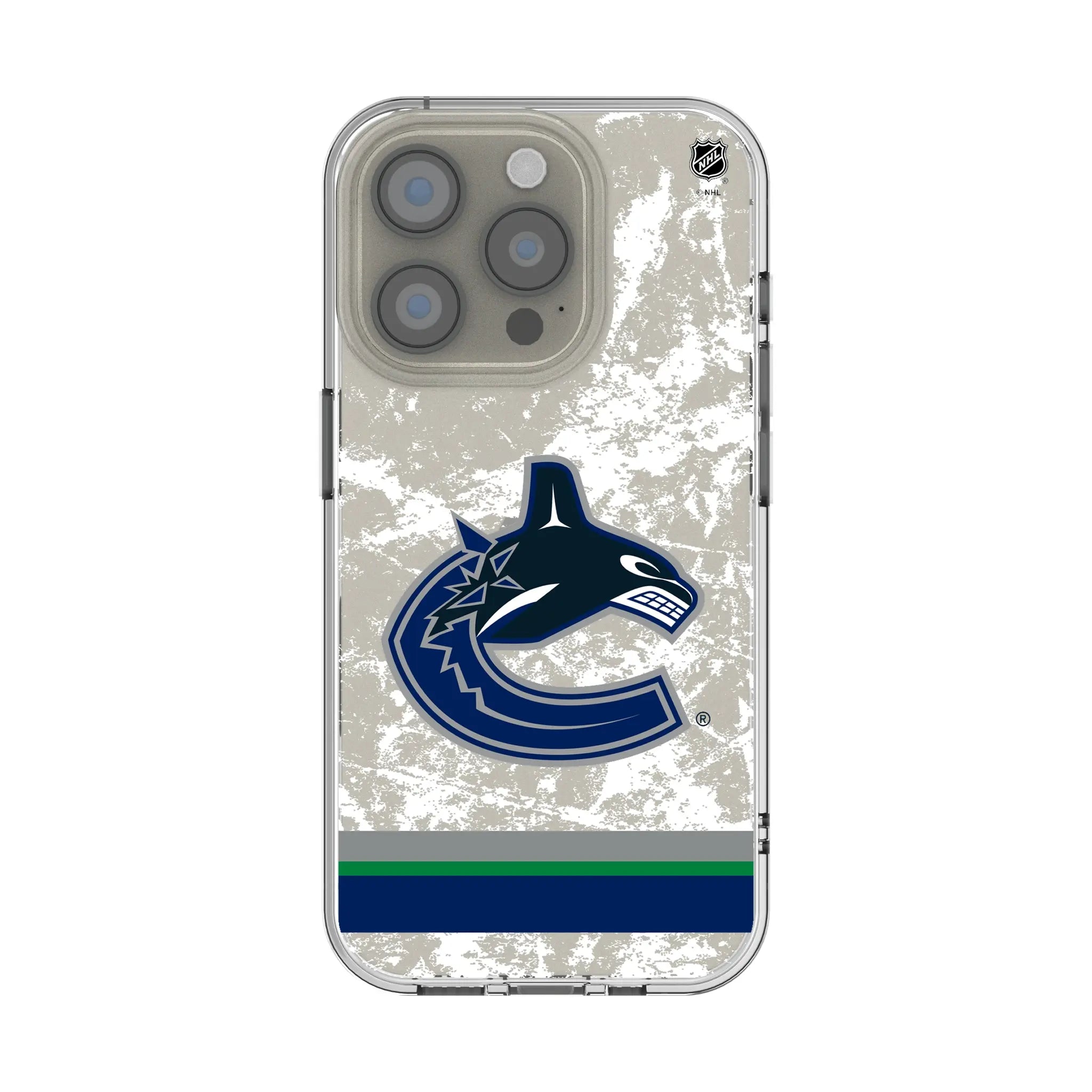 Vancouver Canucks Ice Stripe iPhone Clear Phone Case for Apple iPhone