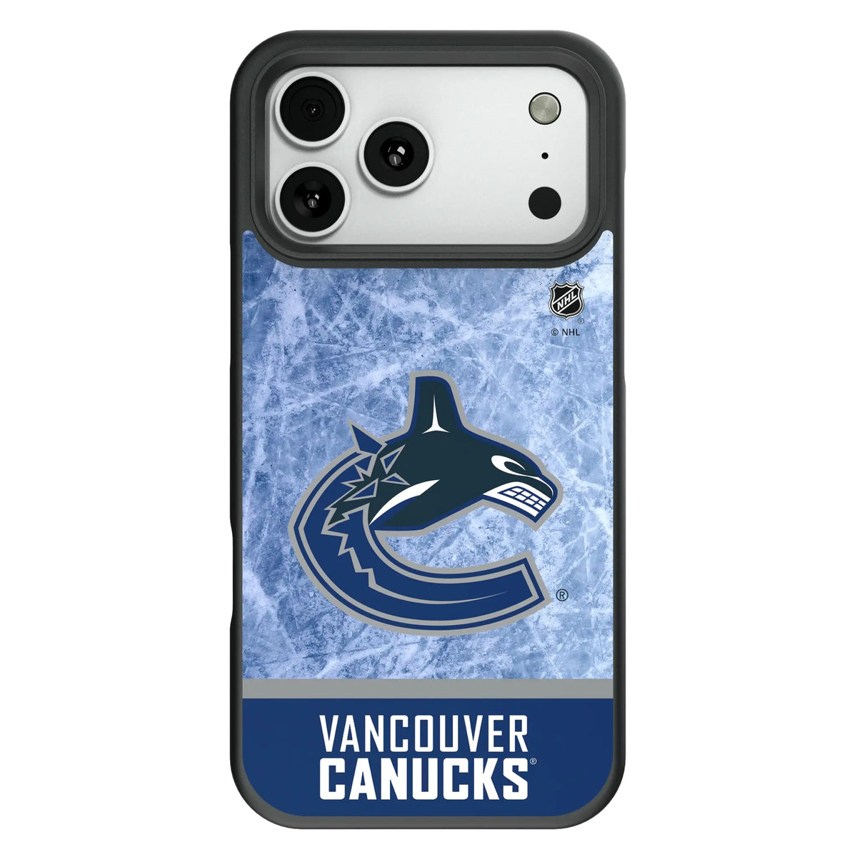 Vancouver Canucks Ice Wordmark Bump Phone Case for Apple iPhone