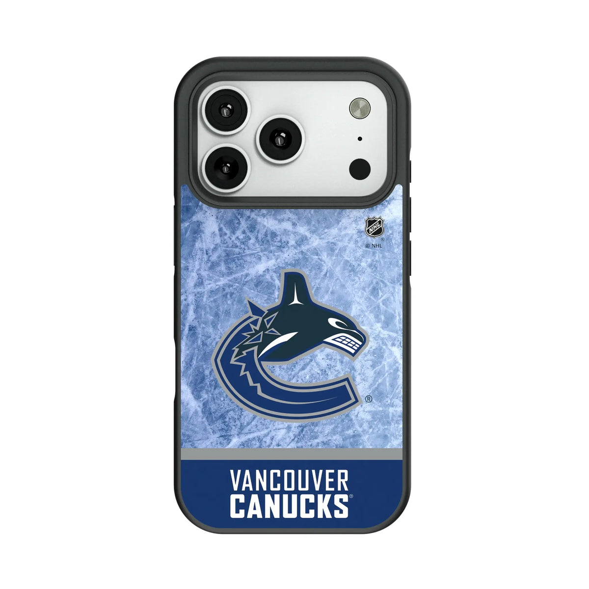 Vancouver Canucks Ice Wordmark Bump Phone Case for Apple iPhone