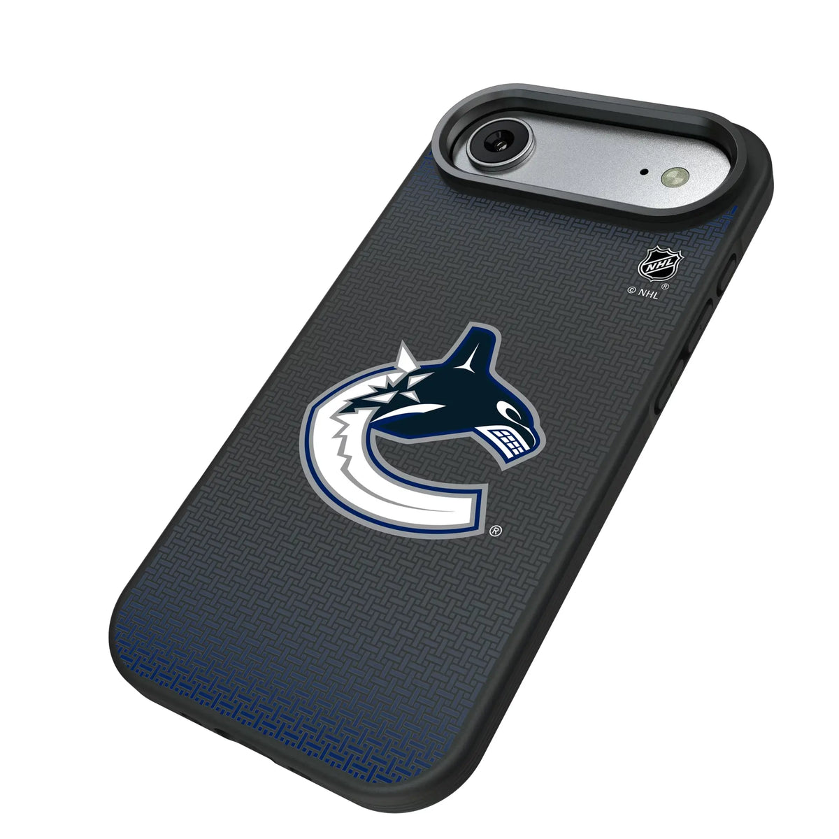 Vancouver Canucks Linen iPhone Bump Phone Case for Apple iPhone - Isometric View#Device_iPhone Air