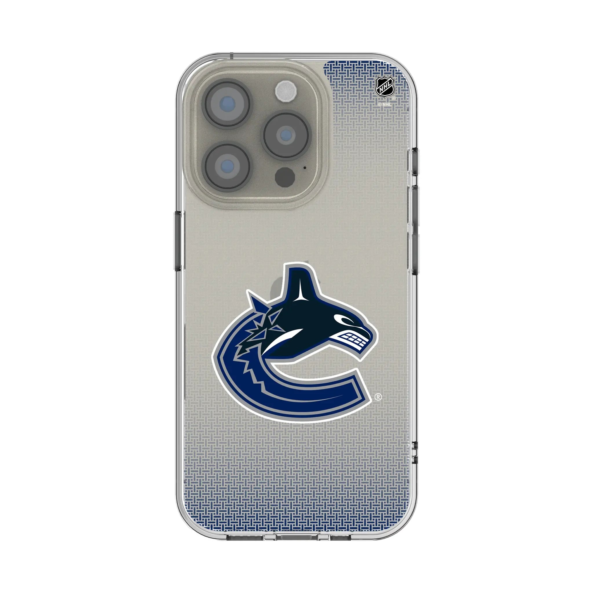Vancouver Canucks Linen iPhone Clear Phone Case for Apple iPhone