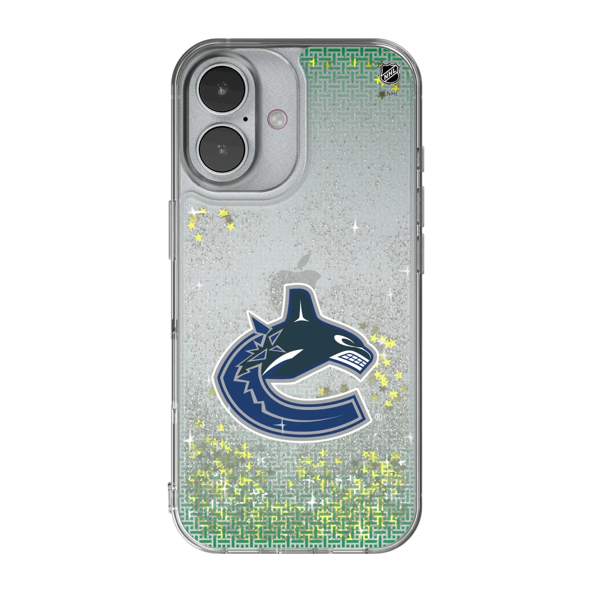 Vancouver Canucks Linen iPhone Glitter Phone Case for Apple iPhone