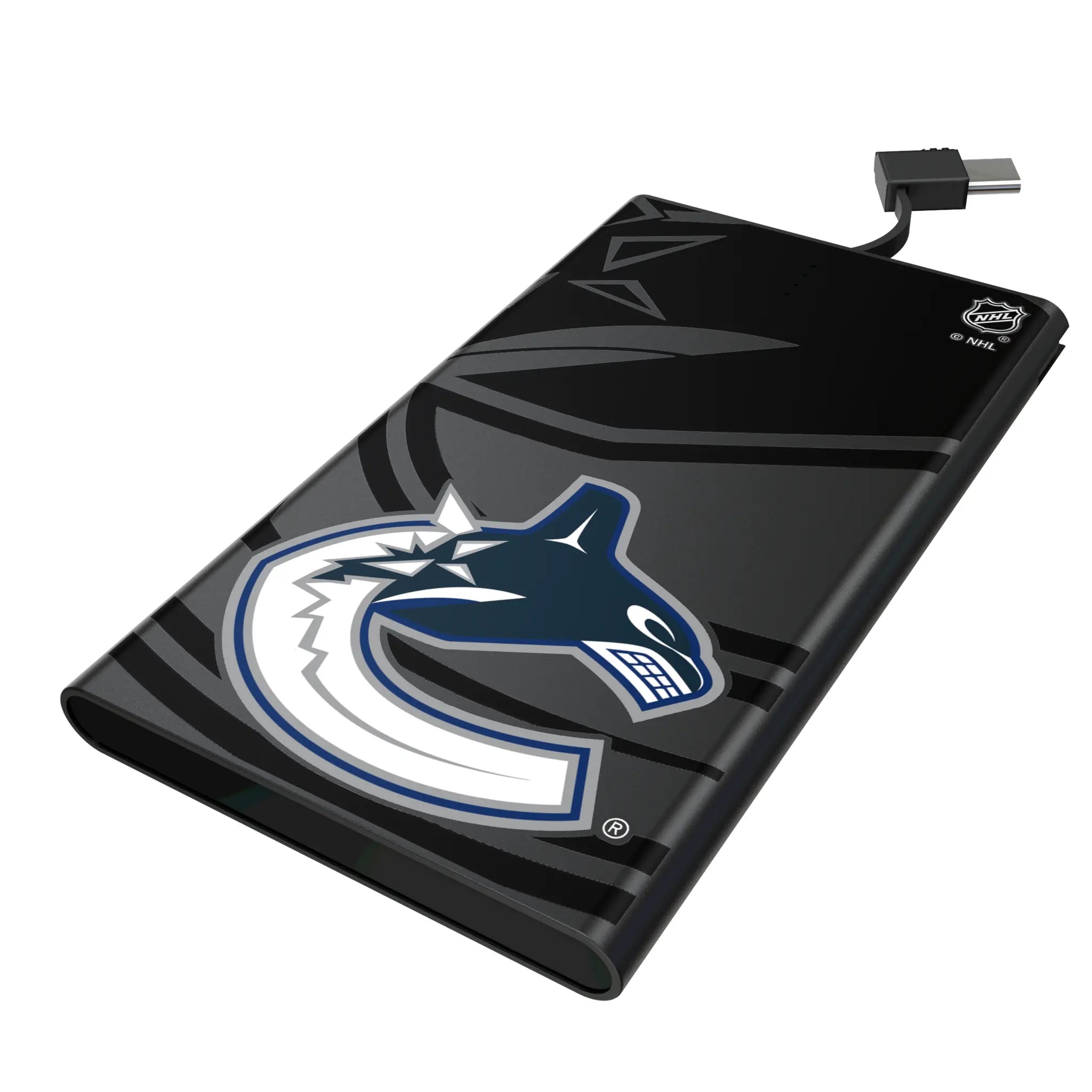 Vancouver Canucks Monocolor Tilt 5000mAh Flat Power Bank