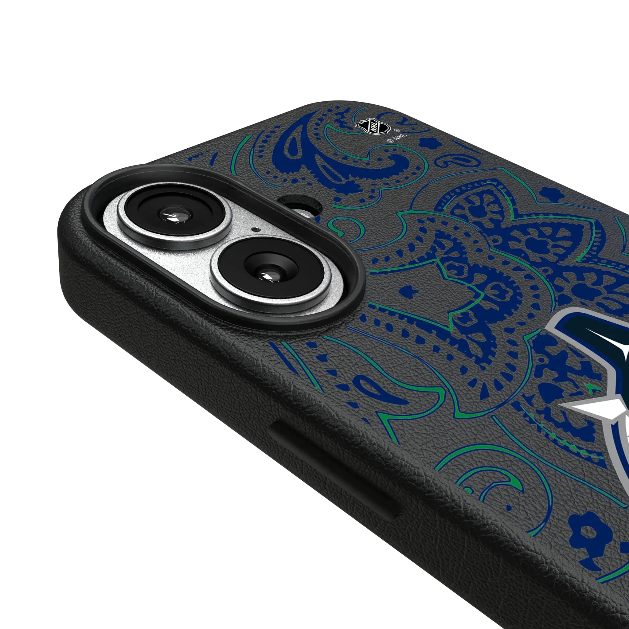 Vancouver Canucks Paisley iPhone MagSafe Compatible Phone Case for Apple iPhone - Detail#Device_iPhone 17