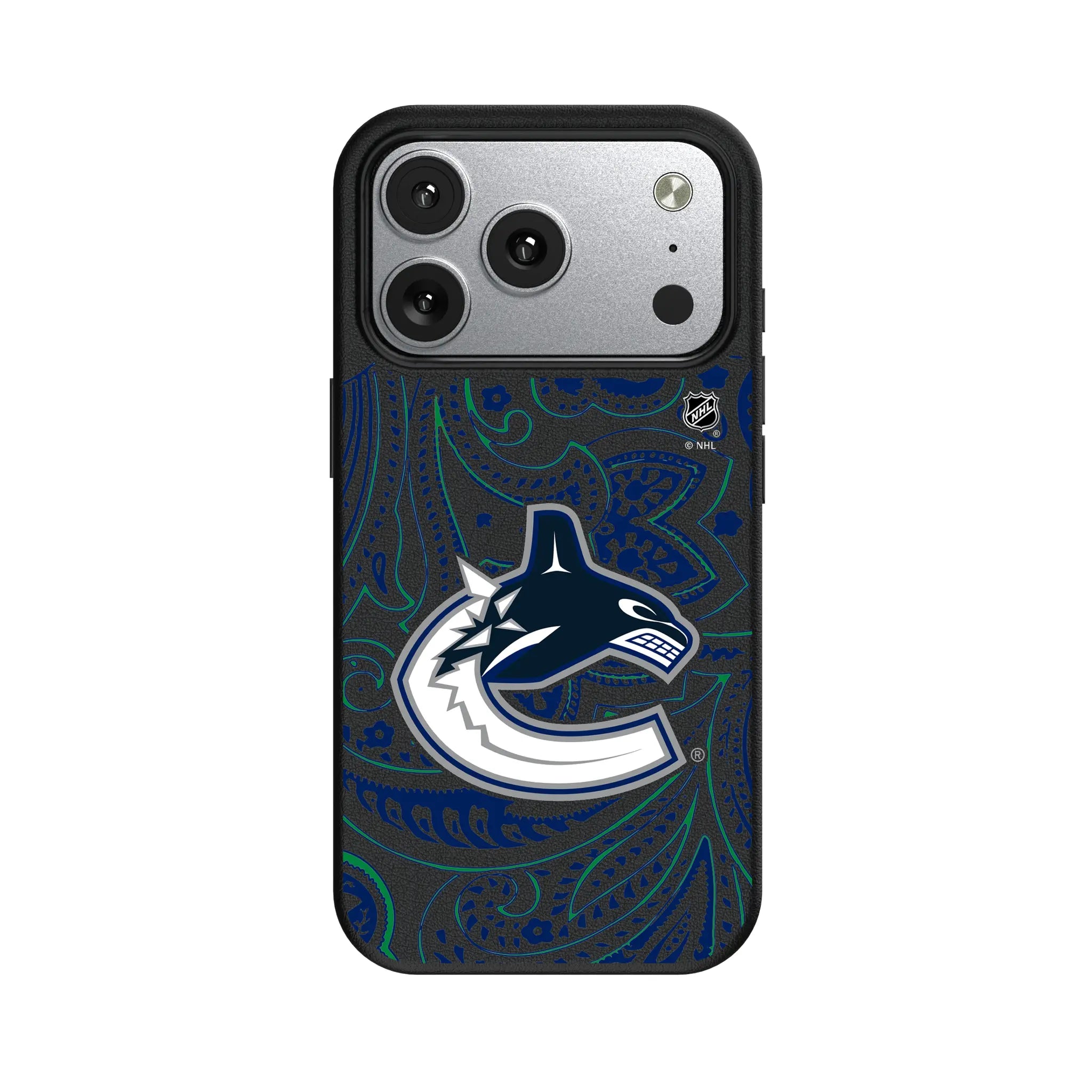 Vancouver Canucks Paisley iPhone MagSafe Compatible Phone Case for Apple iPhone#Device_iPhone 17 Pro