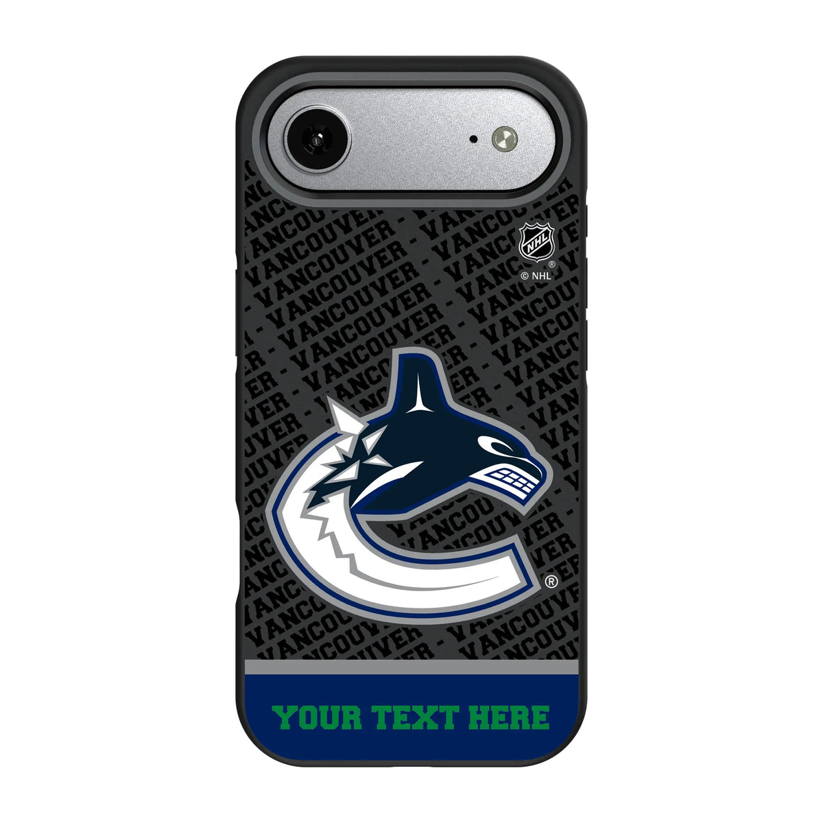 Vancouver Canucks Personalized EndZone Plus iPhone Bump Phone Case for Apple iPhone#Device_iPhone Air