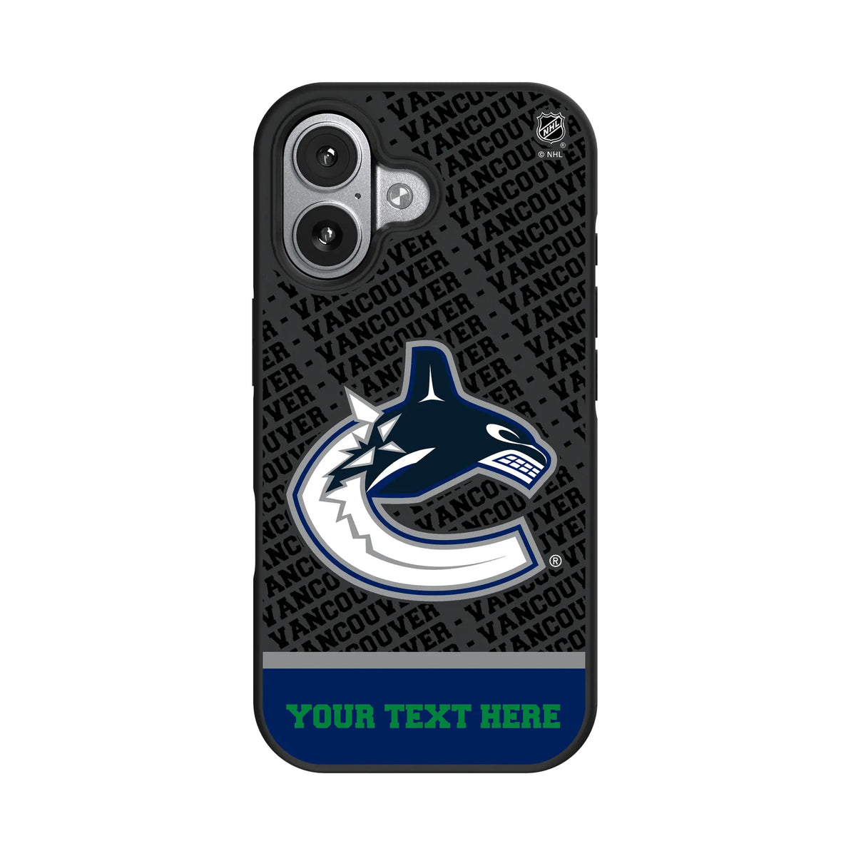 Vancouver Canucks Personalized EndZone Plus iPhone Bump Phone Case for Apple iPhone#Device_iPhone 17