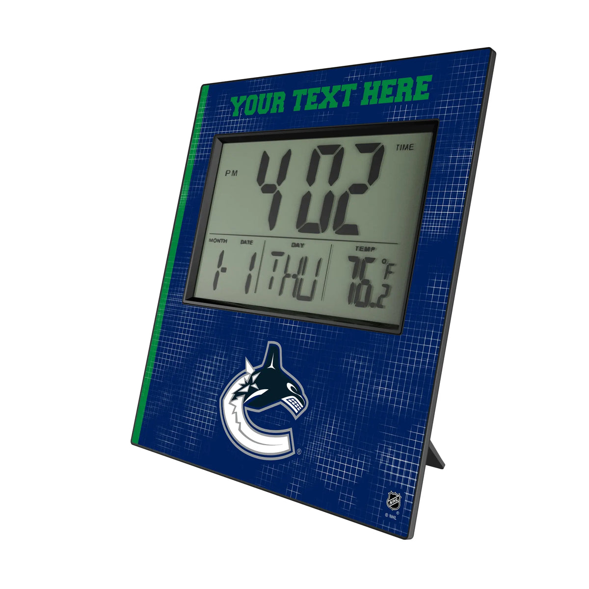 Vancouver Canucks Personalized Hatch Wall Clock