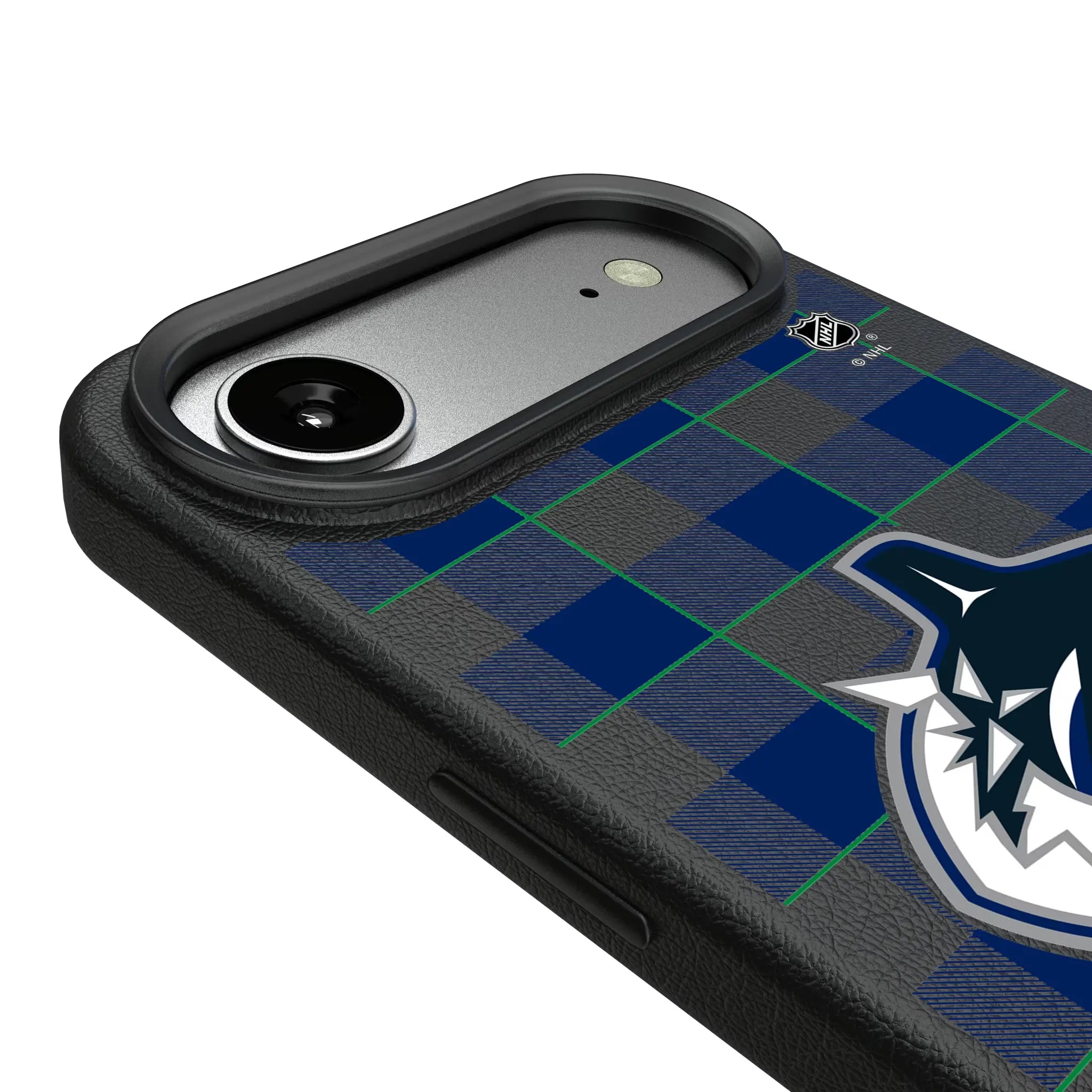 Vancouver Canucks Plaid iPhone MagSafe Compatible Phone Case for Apple iPhone - Detail#Device_iPhone Air