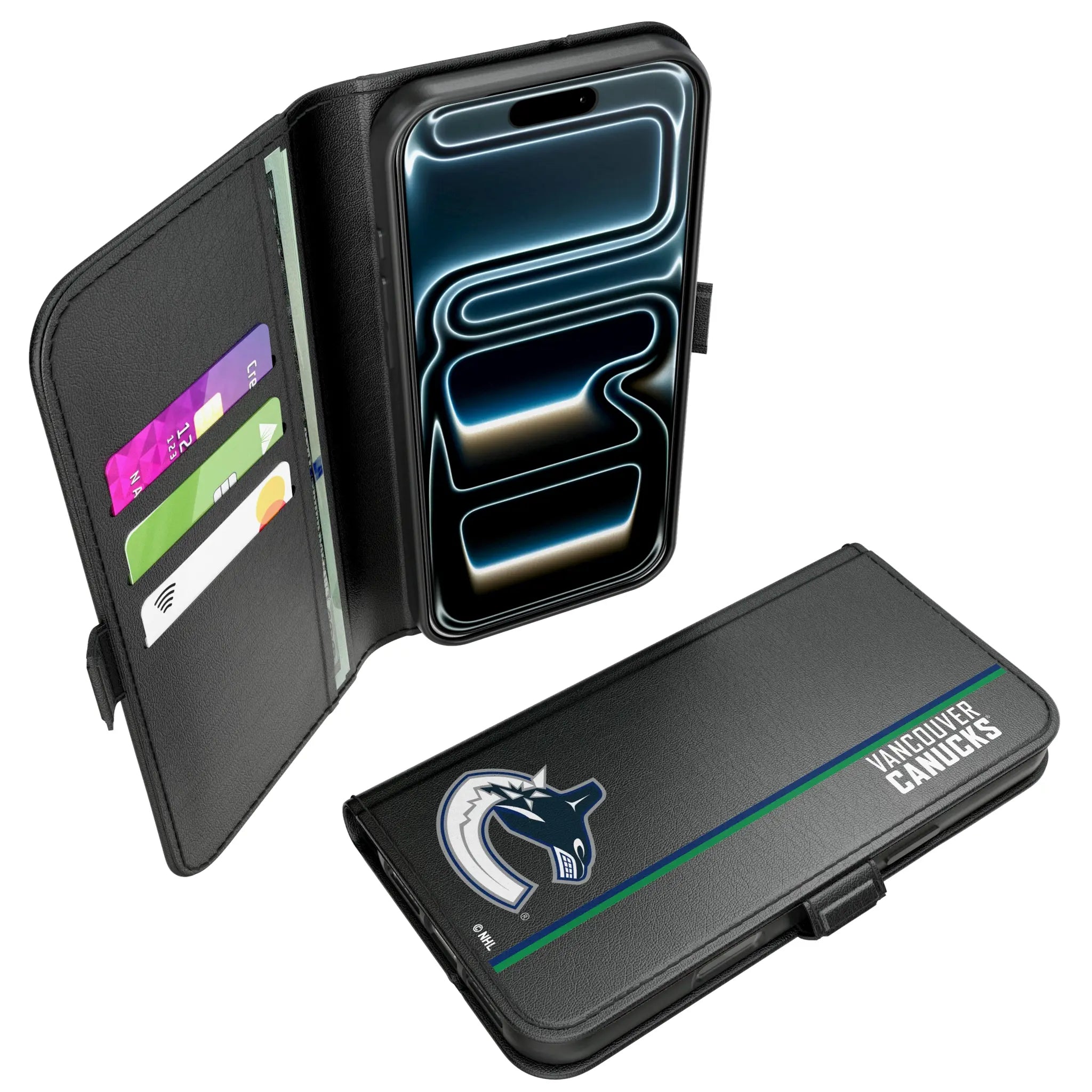 Vancouver Canucks Sidebar iPhone Folio Phone Case for Apple iPhone#Device_iPhone 17 Pro Max