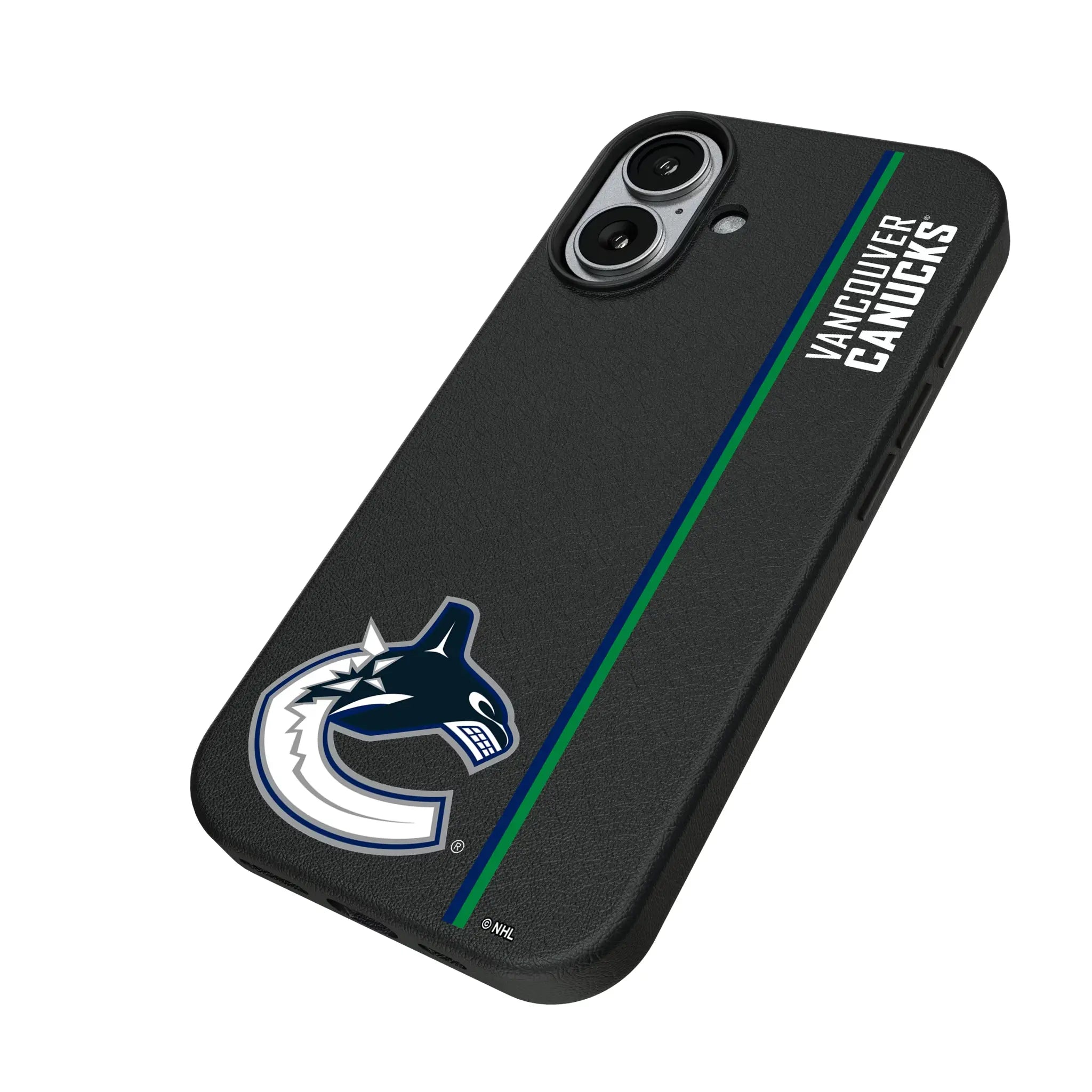 Vancouver Canucks Sidebar iPhone MagSafe Compatible Phone Case for Apple iPhone - Isometric View#Device_iPhone 17