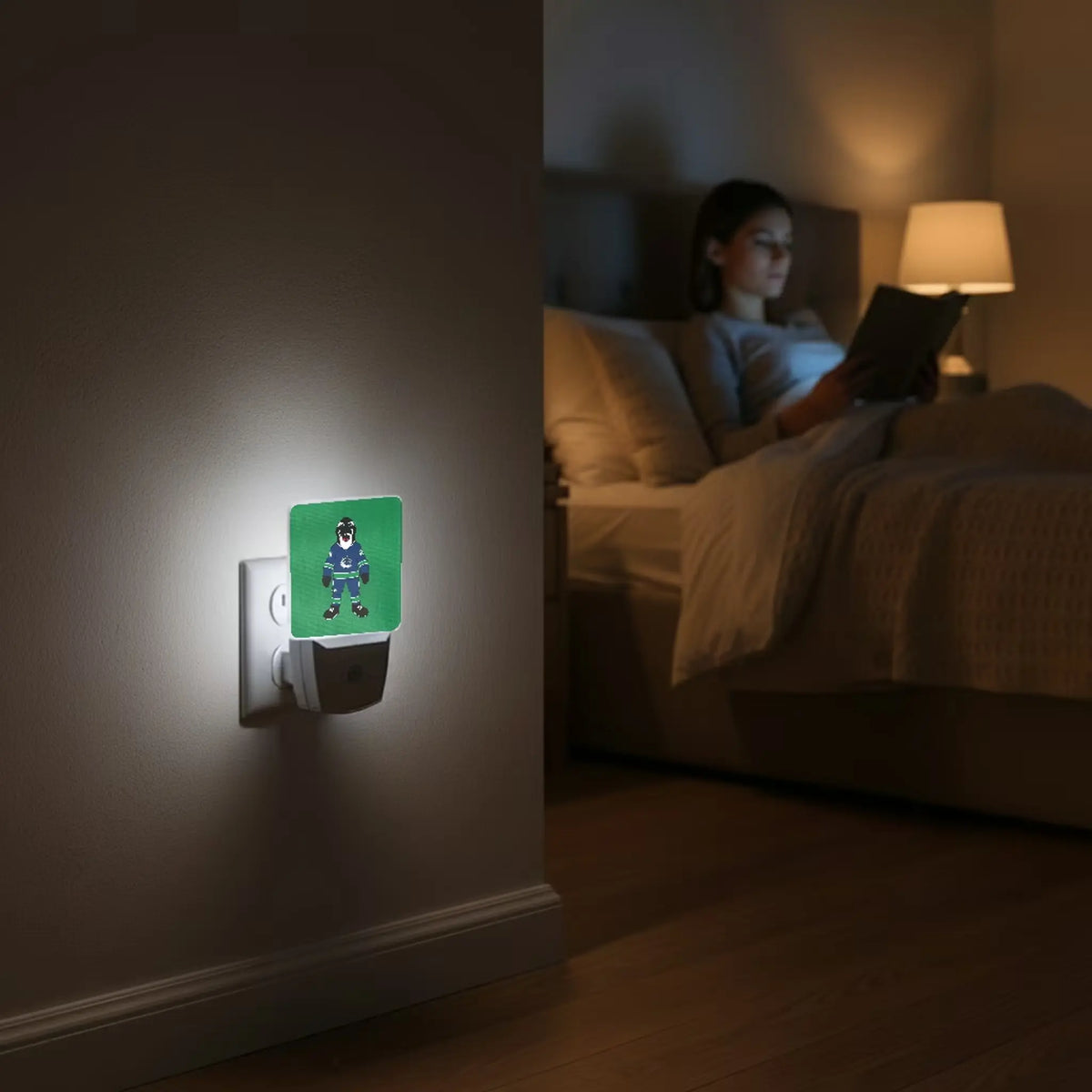 Vancouver Canucks Solid Night Light 2-Pack - Lifestyle