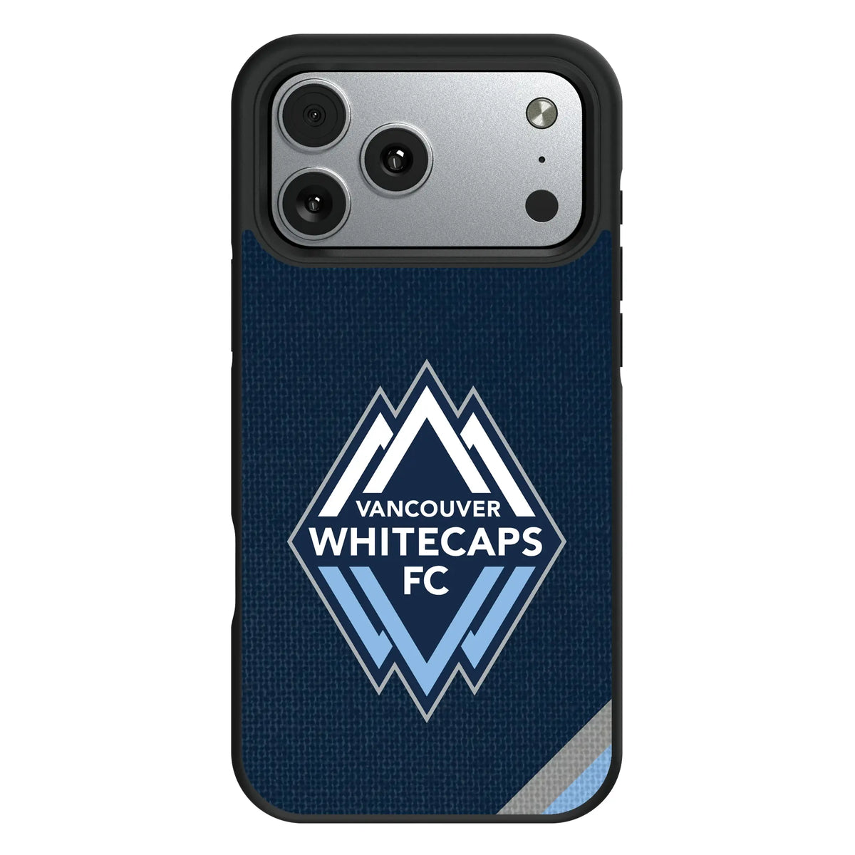 Vancouver Whitecaps Diagonal Stripe iPhone Bump Phone Case for Apple iPhone#Device_iPhone 17 Pro Max
