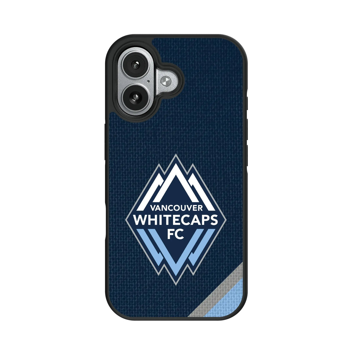 Vancouver Whitecaps Diagonal Stripe iPhone Bump Phone Case for Apple iPhone#Device_iPhone 17