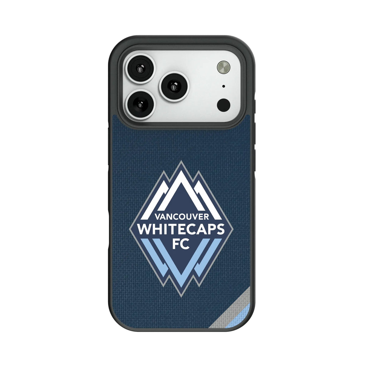 Vancouver Whitecaps Diagonal Stripe Bump Phone Case for Apple iPhone