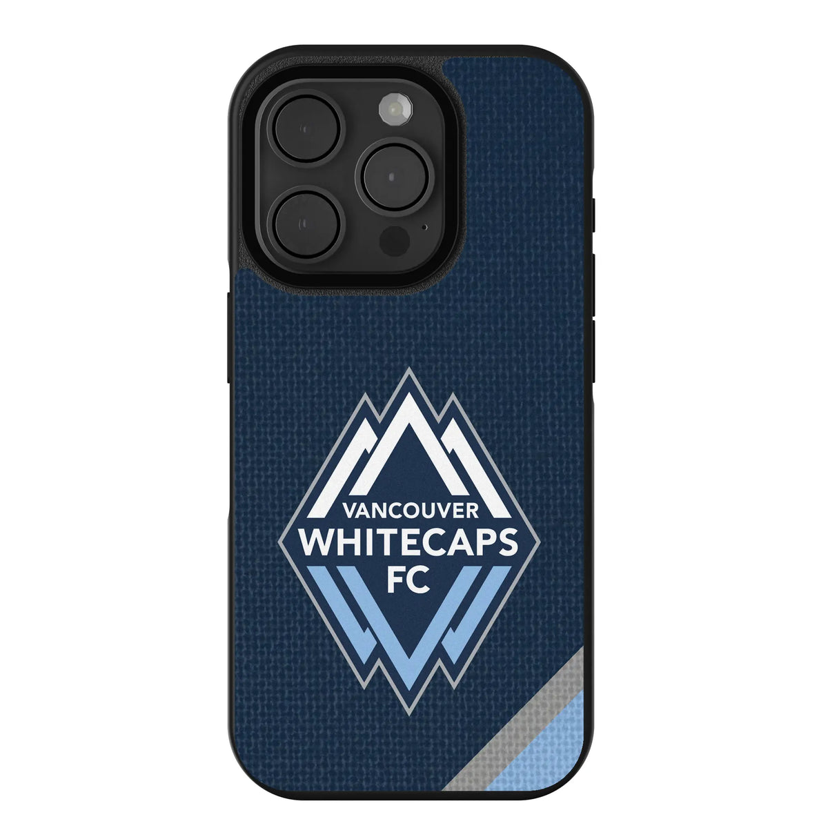 Vancouver Whitecaps Diagonal Stripe iPhone Bump Phone Case for Apple iPhone