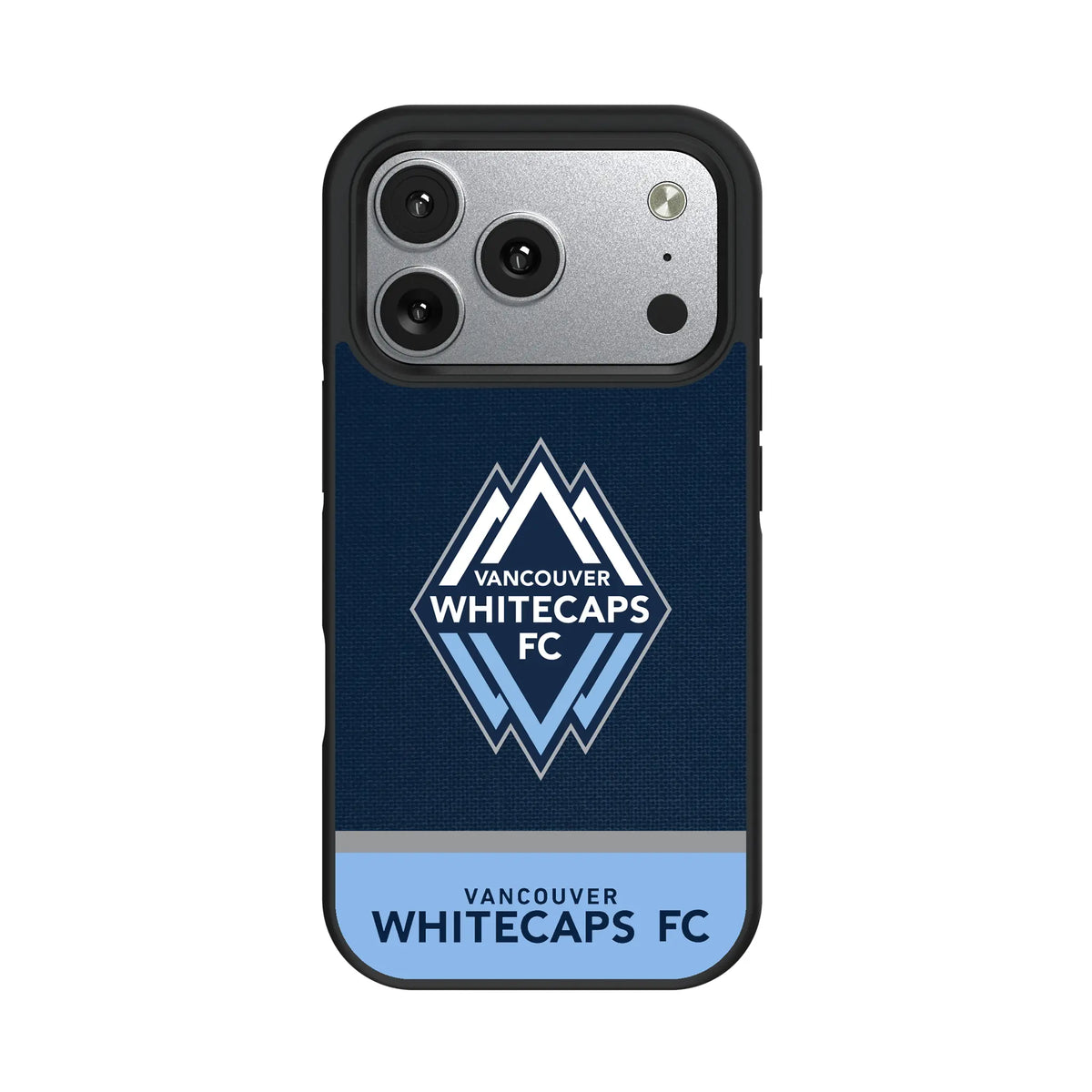 Vancouver Whitecaps Endzone Solid iPhone Bump Phone Case for Apple iPhone#Device_iPhone 17 Pro