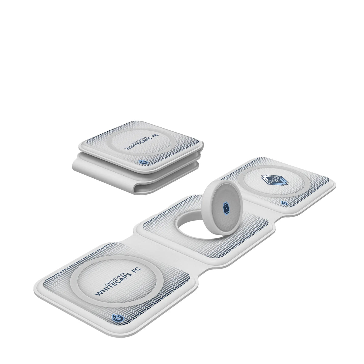 Vancouver Whitecaps Linen Foldable 3 in 1 Charger