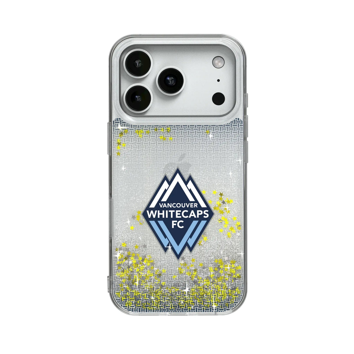 Vancouver Whitecaps Linen Glitter Phone Case for Apple iPhone