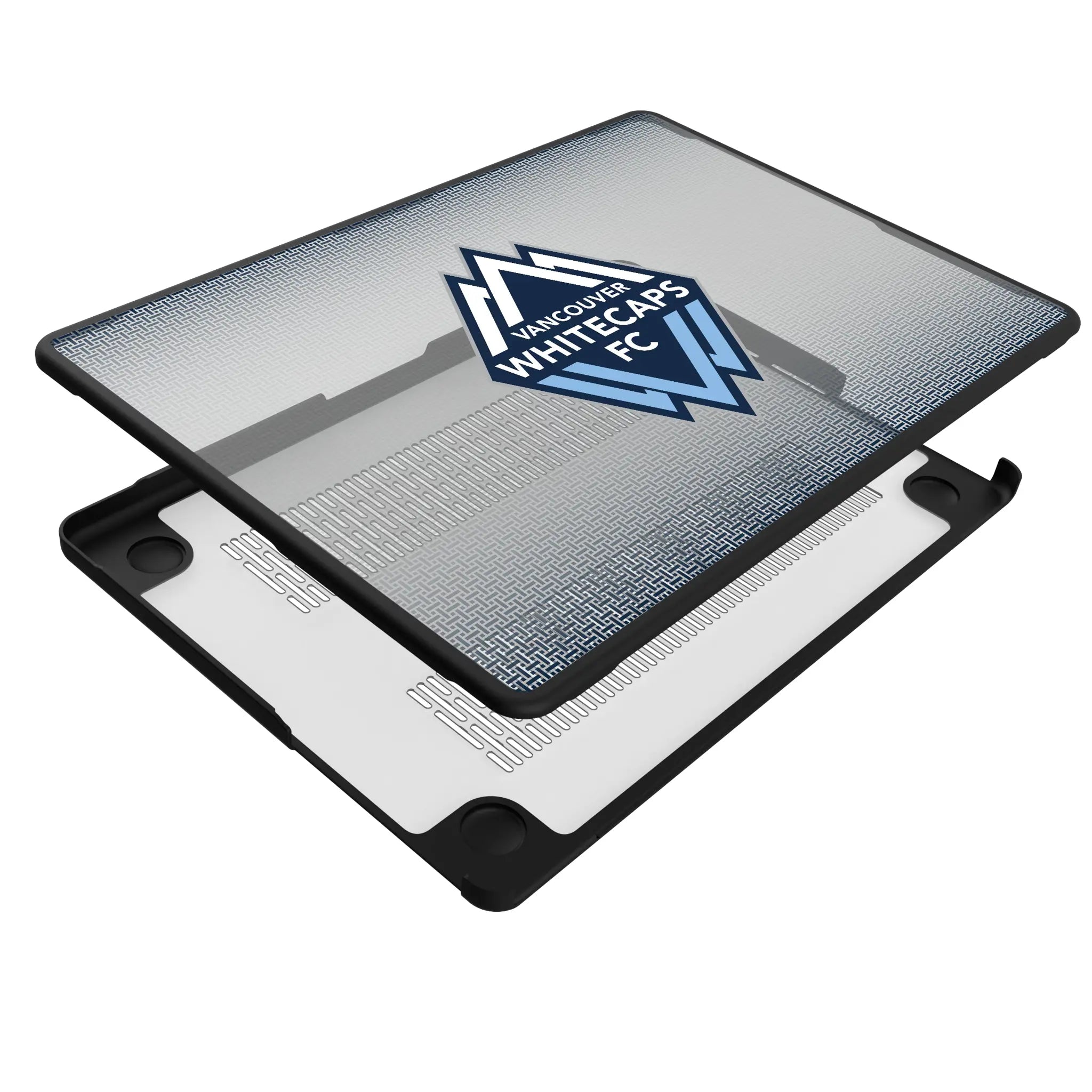 Vancouver Whitecaps Linen MacBook Laptop Case for Apple MacBook - Isometric View