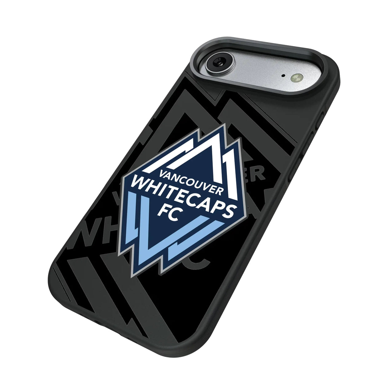 Vancouver Whitecaps Monocolor Tilt iPhone Bump Phone Case for Apple iPhone - Isometric View#Device_iPhone Air